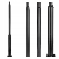 Osvetlenie Pole Pole pre pouličné osvetlenie 76mm 3m 20x20cm Black Masterled
