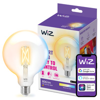 LED žiarovka E27 Sphere G125 7W = 60W 806lm 2700-6500K TW FILAMENT Intelligent SMART WiFi Bluetooth App WiZ