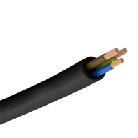 Elektrický kábel OMY 300/300V 3x0,75mm ČIERNY 1m