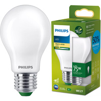 LED žiarovka E27 A60 5,2W = 75W 1095lm 210lm/W 2700K teplá biela 300° CLASS A UltraEfficient Philips