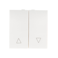 Vypínač NO 16A štvorcový biely OFFICE Kanlux