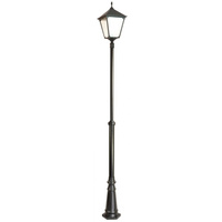Záhradné svietidlo Vonkajšia tyčová lampa E27 Retro Square OGMWN 1 BD KW 200-300cm čierna Su-Ma