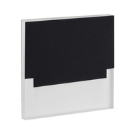 Schodiskové svietidlo LED 0,8W 14lm 4000K neutrálna biela Square Black Sabik Kanlux