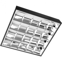 LED svietidlo na povrchovú montáž 4 x T8 60 cm G13 čierna