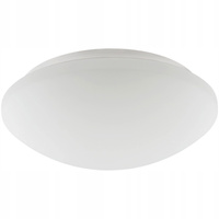 Plafond LED stropné svietidlo so senzorom pohybu Povrchová montáž E27 IP44 Okrúhly biely PIRES KANLUX