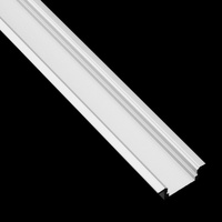 Hliníkový profil pre LED KM39 Zapustený strieborný 1m