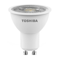 LED halogénová žiarovka GU10 4W = 50W 345lm 3000K teplá biela TOSHIBA reflektor