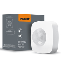 Vonkajší svetelný senzor pohybu a súmraku 1200W biely IP54 VL-SPC24W Videx