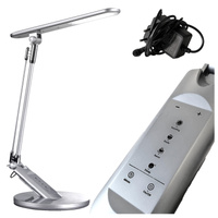 Stolná LED lampa 7W 400lm CCT 120° strieborná stmievateľná Optimum Sanico Goldlux