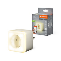 Inteligentná sieťová zásuvka EU 230V 16A s meračom spotreby SMART+ WiFi Zásuvka Ledvance