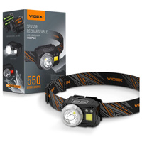 Dobíjací LED svetlomet 5W 5000lm 7 režimov USB-C Senzor pohybu Vodotesný IP65 Videx