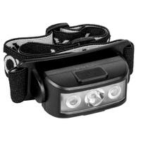 Nabíjateľná hlavová baterka 100lm 100LM LED + 2XLED 5 režimov VAYOX