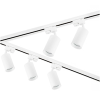 Sada osvetľovacích líšt 3 m + 5x SAGI GU10 White + LUMILED Switch