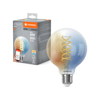 LED žiarovka E27 8W = 60W 806lm CCT Stmievateľná SMART+ WiFi Filament Globe Ledvance