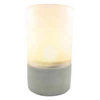 Dekoratívna stolová lampa Stolová lampa na batérie Sivá Luky Sanico Goldlux