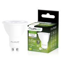 LED žiarovka GU10 reflektor PAR16 5,2W = 55W 720LM 4000K neutrálna biela 38° LUMILED