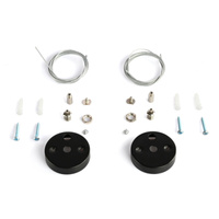 Montážna súprava pre závesné prvky 150 cm čierna VIDEX