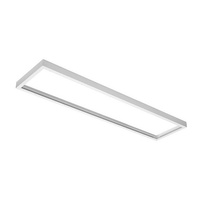 Rámček na povrchovú montáž pre LED panely 120x30 Hliník Biely Ecolight