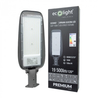 LED pouličné svietidlo 150W 19500lm 4000K neutrálna biela IP65 130lm/W PREMIUM Ecolight