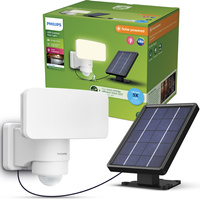 Solárny reflektor LED 6W 1000lm 3000K IP44 so senzorom pohybu a súmraku Tylus Ultra Efficient White Philips