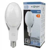 LED žiarovka E40 80W 8000lm 6000K studená biela Rocket Ecolight