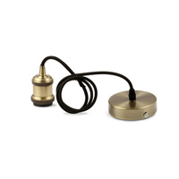 Závesné svietidlo E27 Kovové tienidlo Mosadz VT-7555 V-TAC