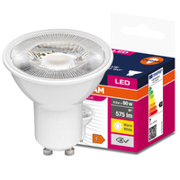 LED PAR16 reflektor GU10 6,9W = 80W 575lm 2700K, teplá biela 60° VALUE Osram