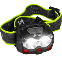 LED COB XTE dobíjací USB svetlomet IP65 Professional Vayox