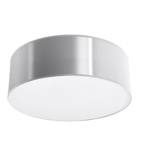 Stropné svietidlo Plafond E27 Round Grey Minimalist Arena Sollux