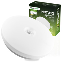 LED plafón Povrchová montáž 24W NOTUS 2 Round Motion Sensor IP44 33 cm LUMILED