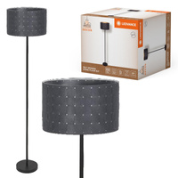 Dekoratívna podlahová lampa E27 Grey Decor Ledvance