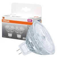 2x LED žiarovka MR16 reflektor GU5.3 2,6W = 20W 210lm 2700K teplá biela 12V 36° STAR Osram