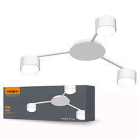 Luster Stropné svietidlo 3x GX53 LED biela Moderné Videx