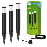 3x LED vonkajšia rúrka 52,5cm 1,5W 180lm 2700K + napájací zdroj Philips Purex