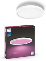 Plafond LED stropné svietidlo s povrchovou montážou 40W 2850lm IP20 biele a farebné RGB + TW White 39,5cm Smart SMART Zigbee Bluetooth Surimu Philips HUE