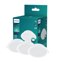 3x LED panel Zapustené LED svietidlo 5,5W 550lm 4000K White Meson Philips