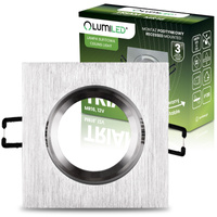 Halogénové stropné svietidlo Square Movable GU10 MR16 Silver TRIAM LUMILED