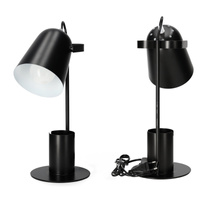 Stolná lampa Stolné svietidlo Nastaviteľná E27 Čierna Rolig Kobi