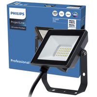 LED reflektor 20W 1800lm 3000K IP65 čierny ProjectLine Philips