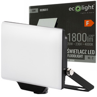 LED reflektor 20W 1800lm 4000K neutrálna biela IP65 NL-2 Ecolight