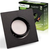 Halogénové svietidlo na zapustenú montáž Pohyblivé štvorcové svietidlo GU10 MR16 VENTUS Lumiled