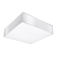 Povrchové stropné svietidlo 4x E27 Plafond Square White Minimalist Horus Sollux