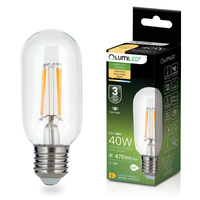 LED žiarovka E27 T45 FILAMENT 4W = 40W 470LM 3000K teplá biela 360° Dekoratívna LUMILED