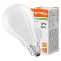 LED žiarovka E27 A70 17W = 150W 2452lm 2700K teplá biela 330° Ledvance