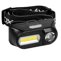 LED dobíjacia hlavová baterka 250lm XPE + COB LED 7 režimov VAYOX