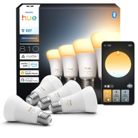 4x LED žiarovka E27 A60 6W = 60W 810lm 1800-20000K CCT SMART Smart Bluetooth ZigBee White Ambiance Philips HUE