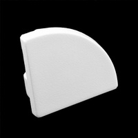 Rohový kryt pre profil KM55K-S sivý plast