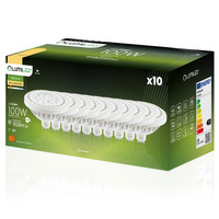 10x LED žiarovka ES111 GU10 15W = 100W 1521lm 3000K, teplá biela 38° LUMILED