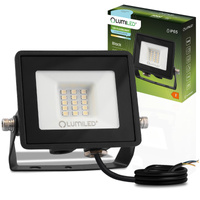 LED reflektor ZUNA2 10W 900lm 6500K IP65 Black LUMILED