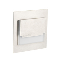Schodiskové svietidlo LED 0,8W 13lm 3000K, teplá biela Square Silver Sabik Kanlux